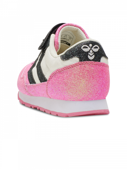 Pantofi cu sclipici pentru fete, Hummel, siret elastic si velcro, [4]