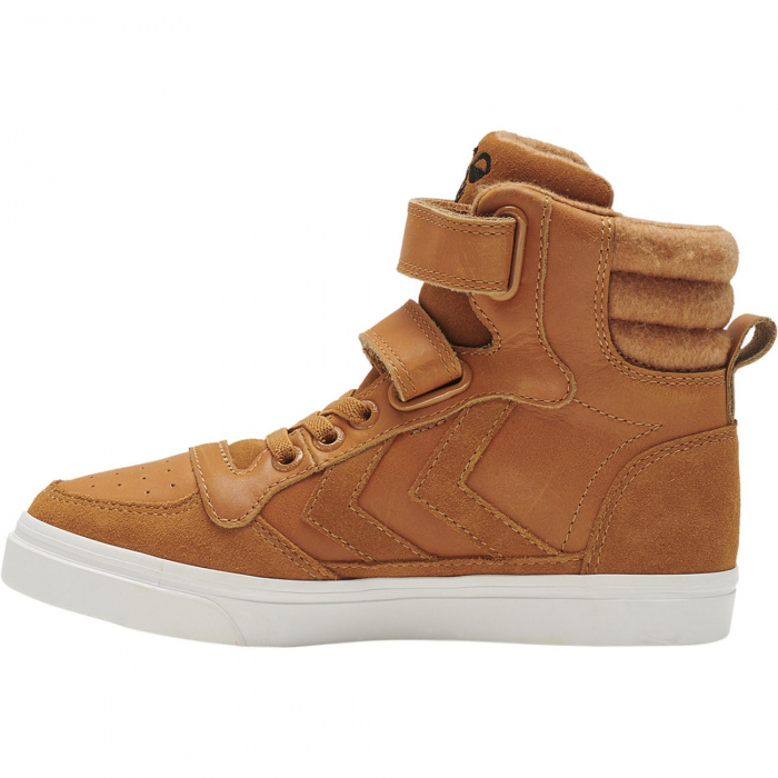 Pantofi sport din piele  pentru copii, Hummel, Stadil Winter High Jr, [4]