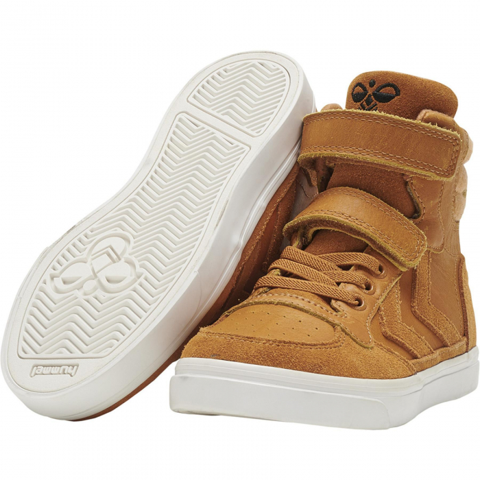 Pantofi sport din piele  pentru copii, Hummel, Stadil Winter High Jr, [2]
