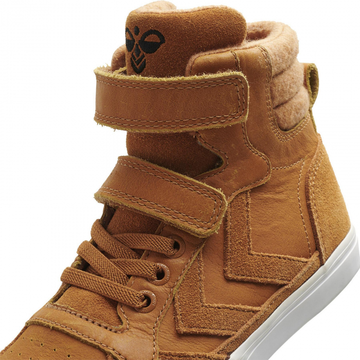 Pantofi sport din piele  pentru copii, Hummel, Stadil Winter High Jr, [3]