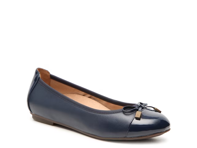 Balerini dama din piele naturala  Spark Minna Navy [10]