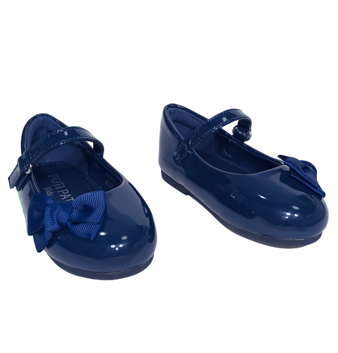 Balerini fete, Poti Pati, Blue Ribbon barret, piele ecologica, [9]
