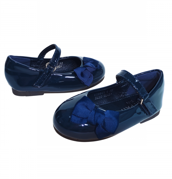 Balerini fete, Poti Pati, Blue Ribbon barret, piele ecologica, [6]