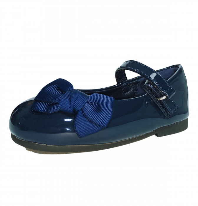 Balerini fete, Poti Pati, Blue Ribbon barret, piele ecologica, [4]
