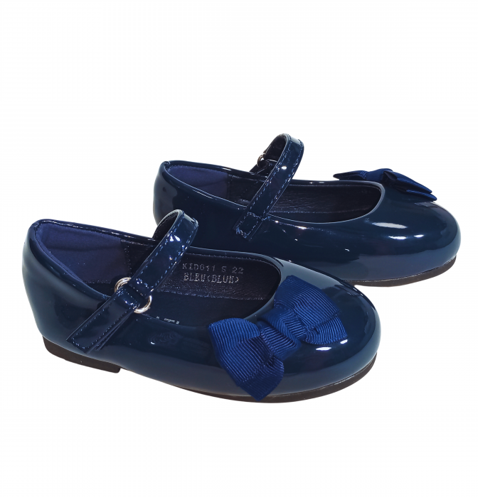 Balerini fete, Poti Pati, Blue Ribbon barret, piele ecologica, [12]