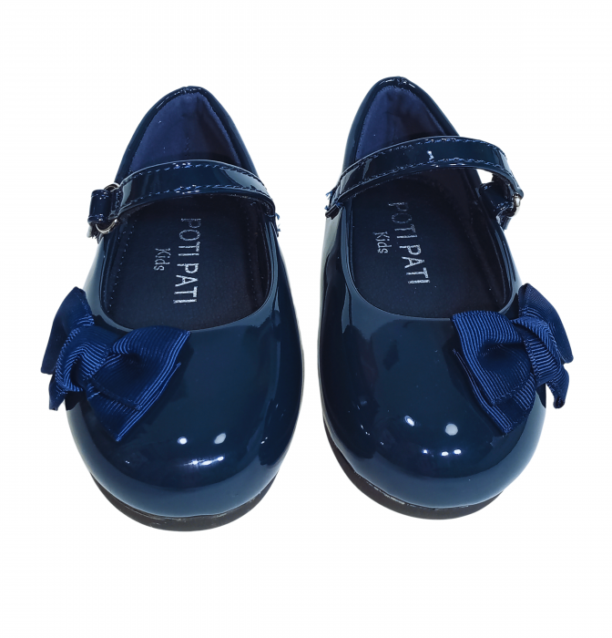 Balerini fete, Poti Pati, Blue Ribbon barret, piele ecologica, [13]