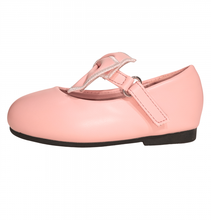 Balerini fete, Poti Pati, Pink Ribbon, piele ecologica, [2]