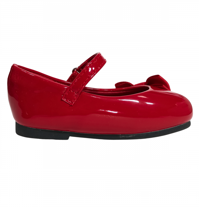 Balerini fete, Poti Pati, Red Ribbon barret, piele ecologica, [6]