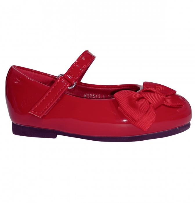 Balerini fete, Poti Pati, Red Ribbon barret, piele ecologica, [4]