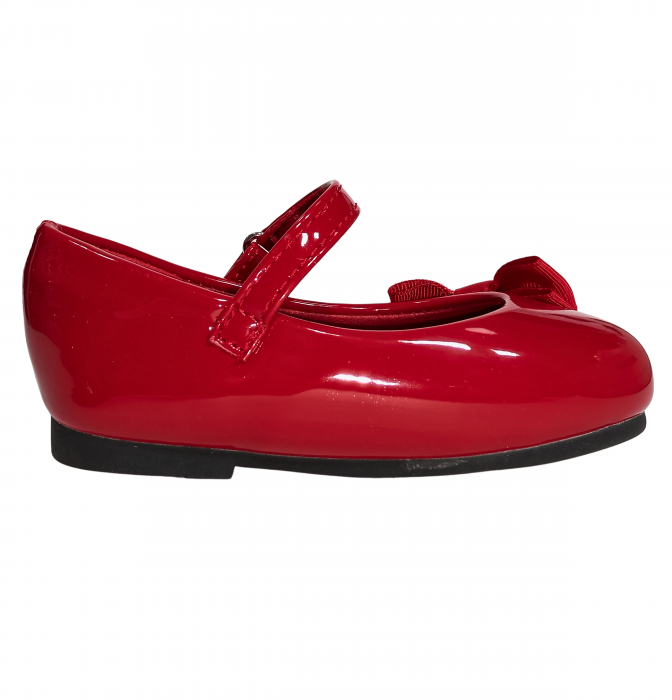Balerini fete, Poti Pati, Red Ribbon barret, piele ecologica, [16]