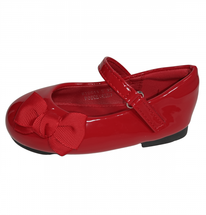 Balerini fete, Poti Pati, Red Ribbon barret, piele ecologica, [12]