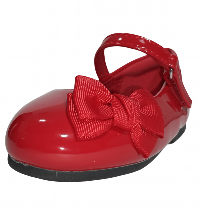 Balerini fete, Poti Pati, Red Ribbon barret, piele ecologica, [5]