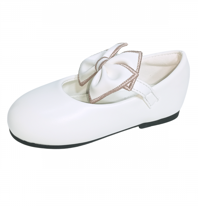 Balerini fete, Poti Pati, White Ribbon, piele ecologica, [2]
