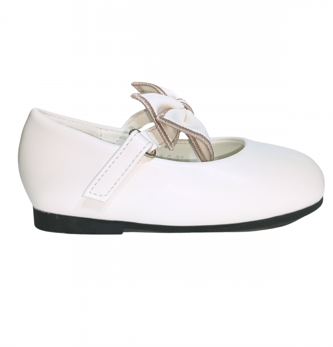 Balerini fete, Poti Pati, White Ribbon, piele ecologica, [3]