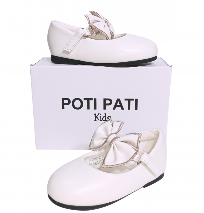 Balerini fete, Poti Pati, White Ribbon, piele ecologica, [11]
