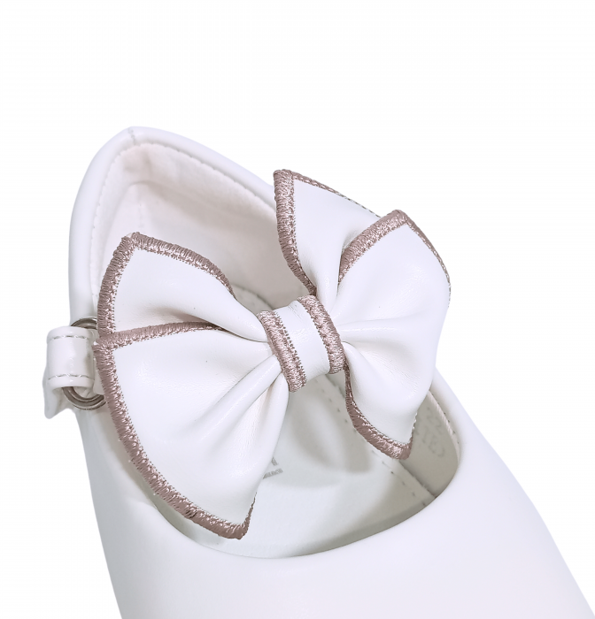 Balerini fete, Poti Pati, White Ribbon, piele ecologica, [13]