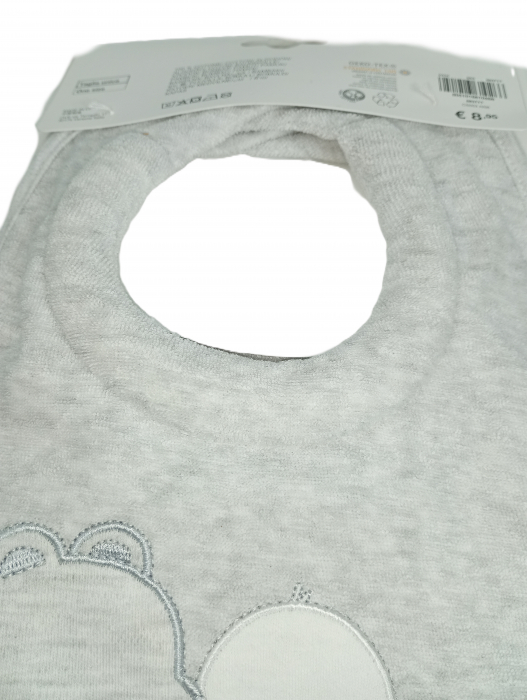 Bavete extra absorbante bebelusi, OVS, set 2 bucati, Bumbac organic, velcro si capsa, [4]