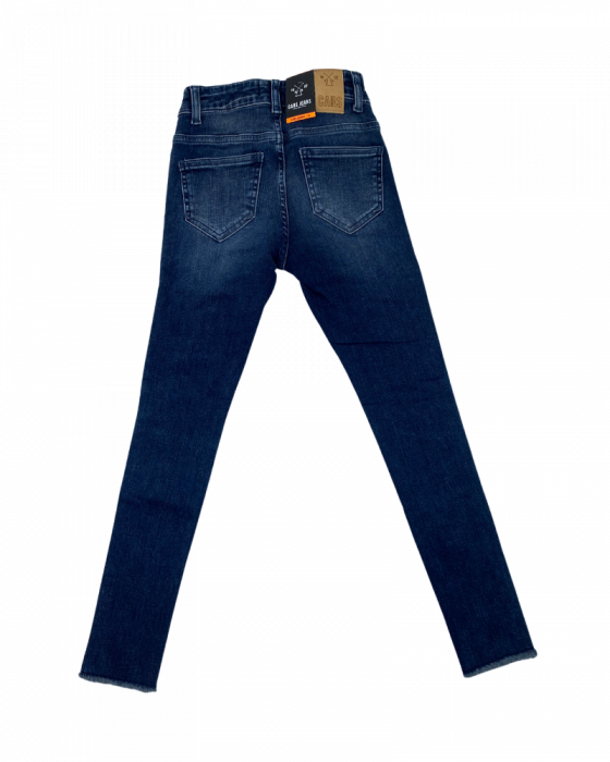 Blugi fete super skinny, Cars Jeans, Albastru inchis, 140 cm, 10 ani [2]