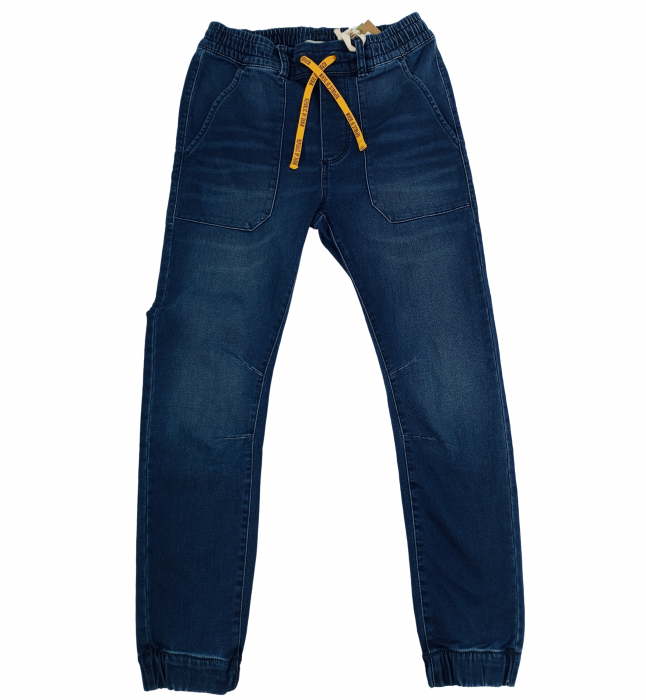Blugi copii, OVS, Demin slim fit, Bumbac/Poliester/Elastan, Albastru, 152 CM, 11-12 ani [1]