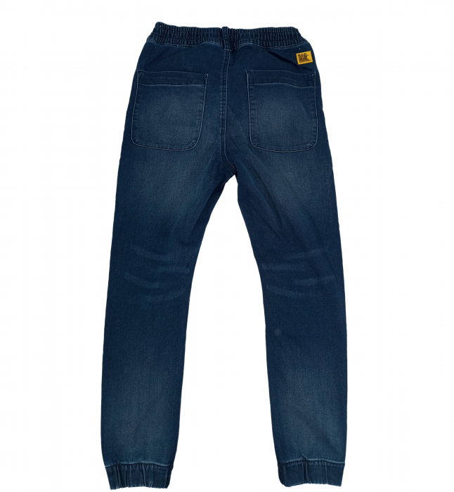 Blugi copii, OVS, Demin slim fit, Bumbac/Poliester/Elastan, Albastru, 152 CM, 11-12 ani [2]