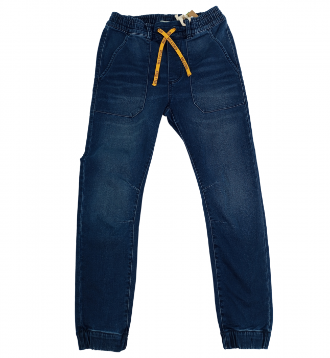 Blugi copii, OVS, Demin slim fit, Bumbac/Poliester/Elastan, Albastru, 152 CM, 11-12 ani [5]