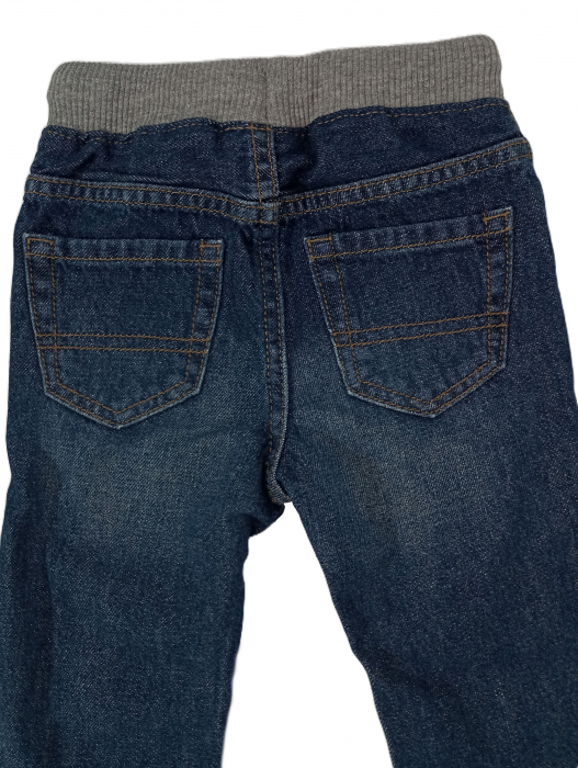 Blugi copii, The Children's PLACE, regular cu talie elastica, Bumbac, 12-18 luni [3]