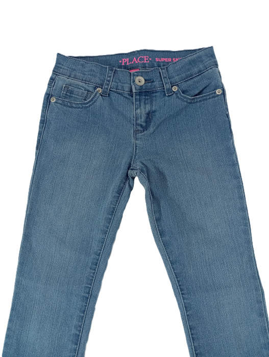 Blugi fete skinny, The Children's PLACE, Bumbac, [3]