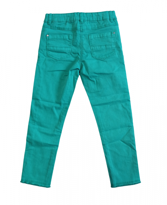 Blugi skinny, OVS, Bumbac/elastan, Turcoaz, 116 cm, 5-6 ani [2]