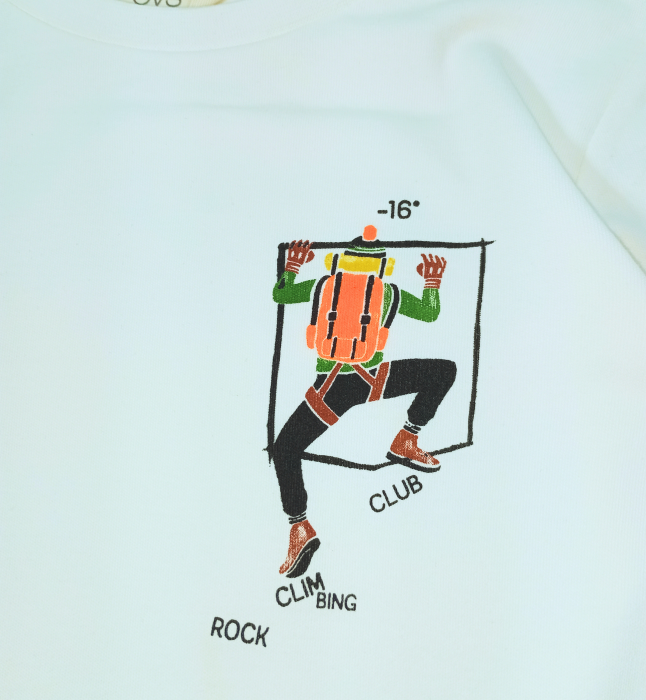 Bluza baieti, OVS, imprimeu alpinist, Bumbac pur, 5-6 ani [2]