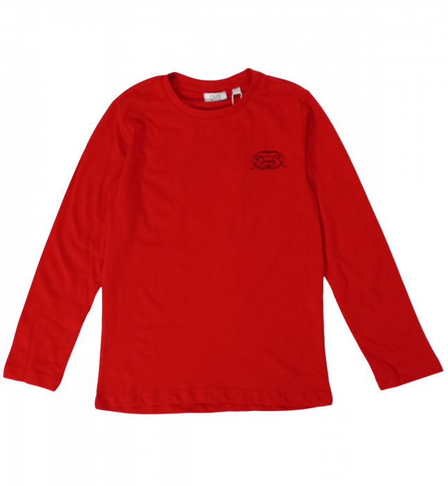 Bluza baieti, OVS, Imprimeu grafic, Bumbac, Rosu, 122 CM, 6-7 ani [1]