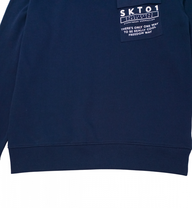 Bluza baieti, OVS, imprimeu text, bumbac organic, 13-14 ani [3]