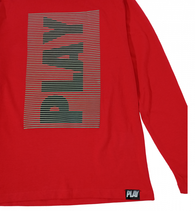 Bluza baieti, OVS, model grafic cu text si dungi orizontale in relief, Bumbac pur, 10-11 ani [3]