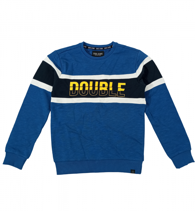 Bluza copii, Cars Jeans, Double, bumbac, Albastru, 140 CM, 10 ani [2]