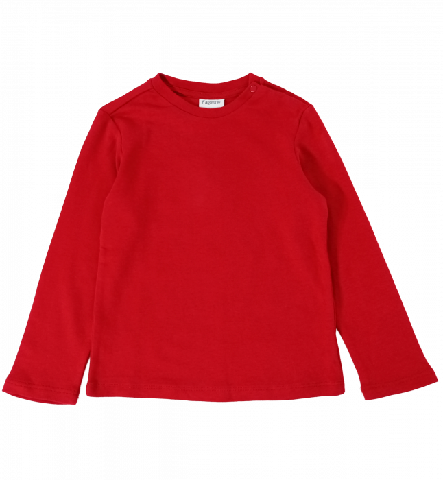 Bluza copii, OVS, Bumbac organic, Rosu, 92 CM, 2-3 ani [1]