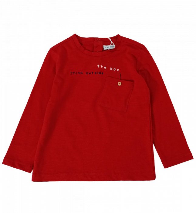 Bluza copii, OVS, broderie si inchidere pe capse, Bumbac organic, [1]