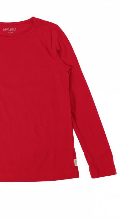 Bluza fete, OVS, Bumbac, Fucsia, 128 CM, 7-8 ani [3]