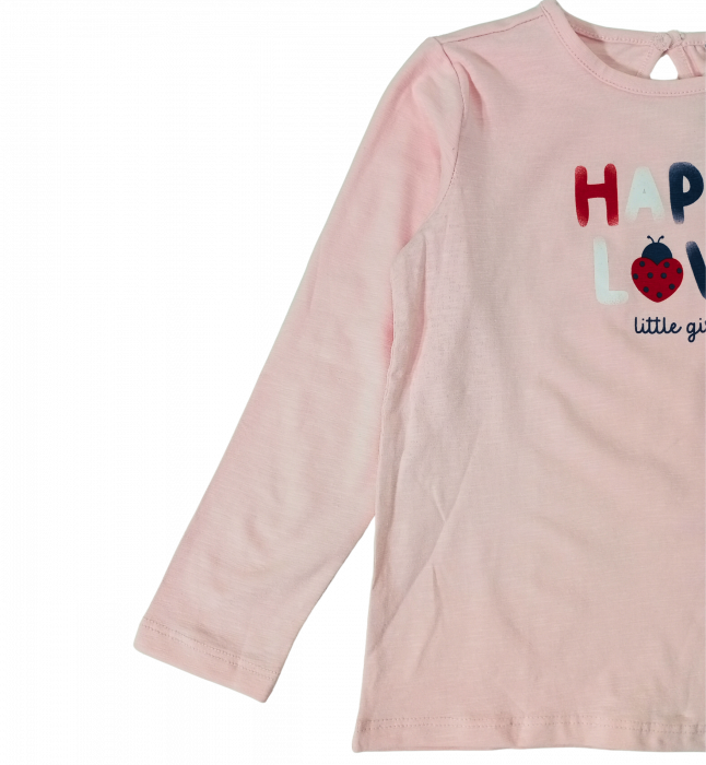 Bluza fete, OVS, Happy love, Bumbac organic si elastan, [4]