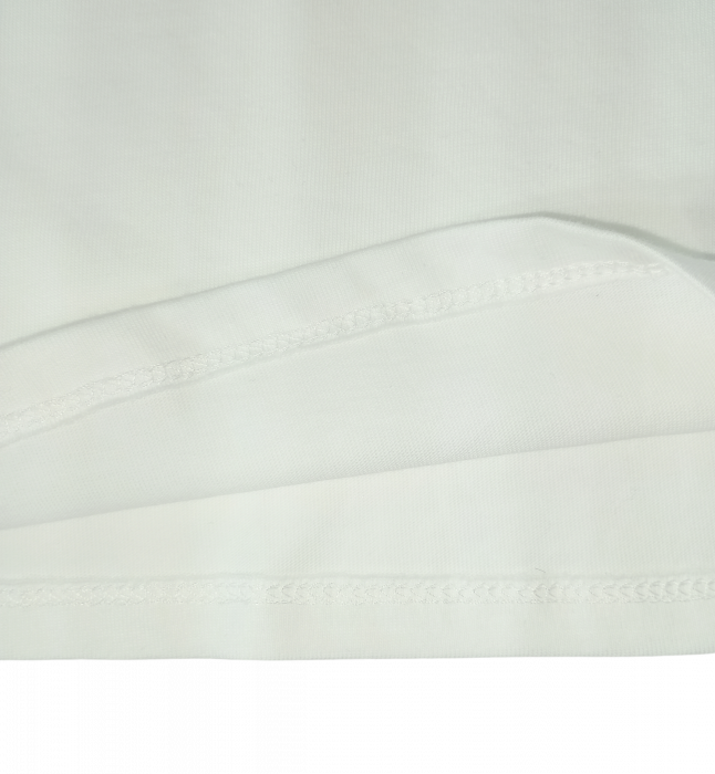 Bluza fete, OVS, Imprimeu grafic Inima, Bumbac organic, Alb, 80 CM, 12-18 luni [5]