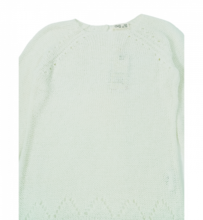 Bluza fete tricotata, OVS, model geometric rar, Acryl & Poliamida, 9-10 ani [3]