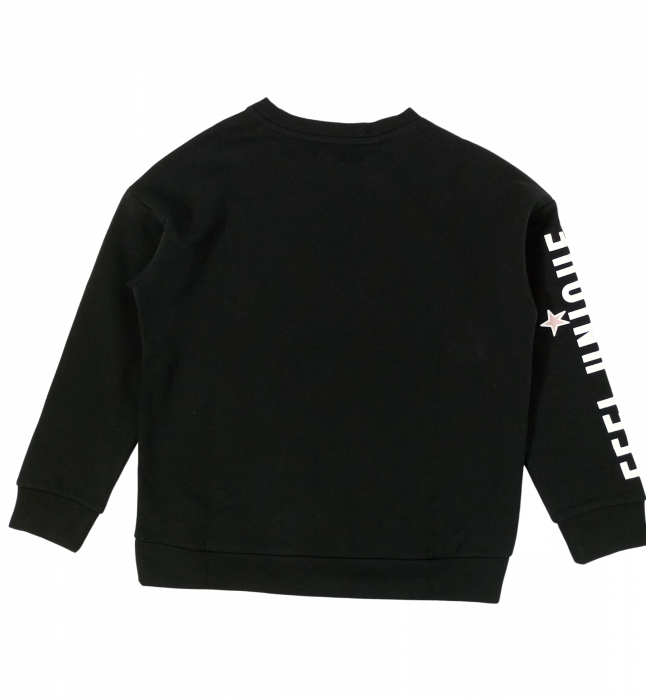 Bluza flausata fete, OVS, imprimeu logo unicorn, bumbac si poliester, 14 ani [2]