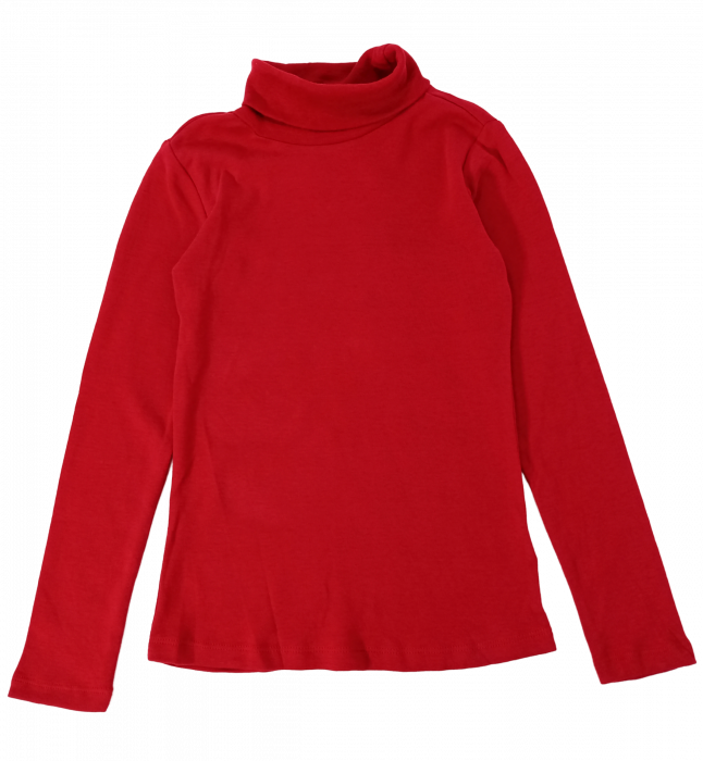 Bluza pe gat fete, OVS, Bumbac organic, Rosu, 134 CM, 8-9 ani [1]