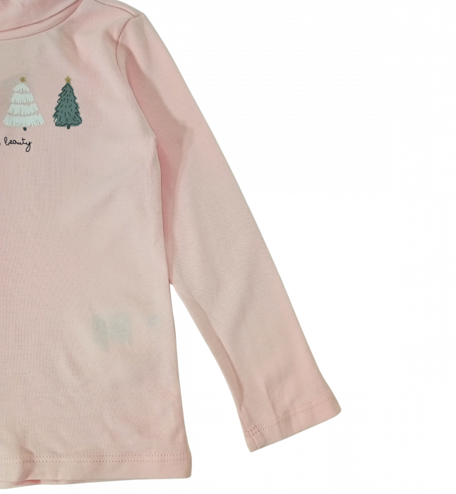 Bluza bebelusi, OVS, model guler inalt, bumbac, [2]