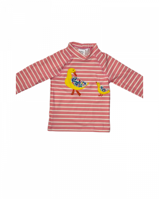 Bluza plaja pentru fete, Mini Boden, dungi verticale,protectie UV, [2]