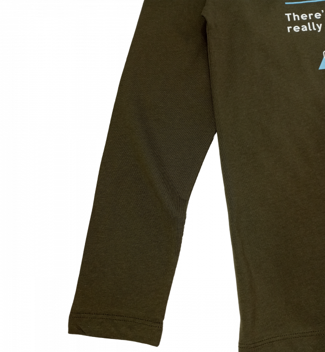 Bluza skate baieti, OVS, imprimeu text, Bumbac organic, 10-11 ani [3]