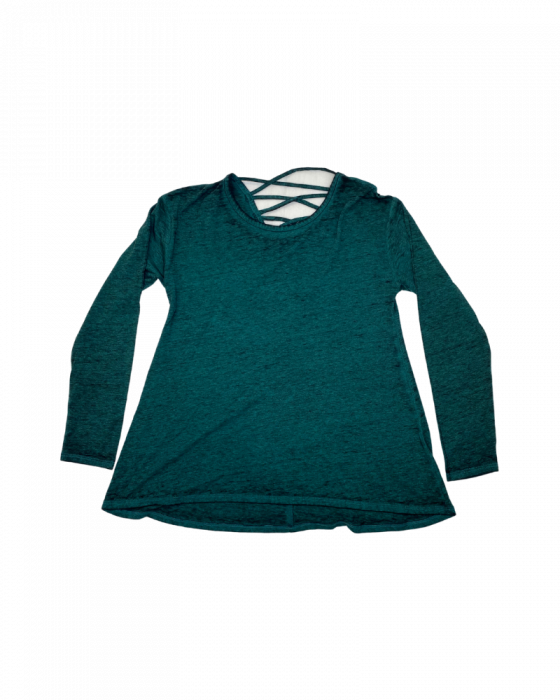 Bluza verde cu irizatii negre JUSTICE - 10 ani [1]
