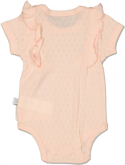 Body fete, Veo, cu fundite, Bumbac, Somon, 56 cm,1-3 luni [2]