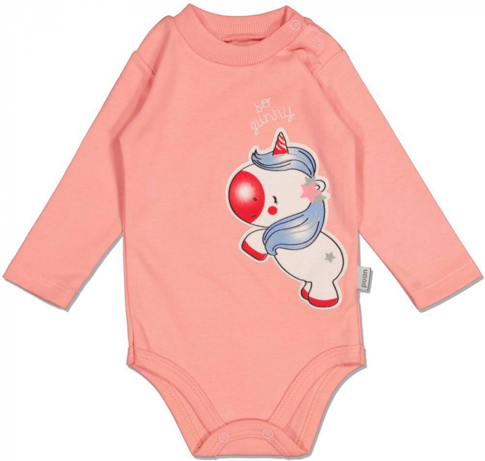 Body fete, Puan Baby, unicorn, Bumbac, Pomegranate, 80 cm, 12-18 luni [1]