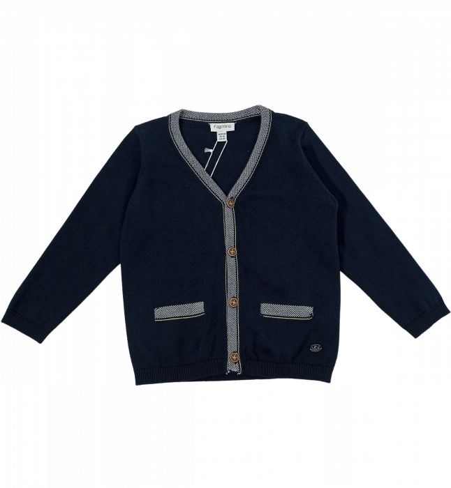 Cardigan copii, OVS, buzunare false, Bumbac organic, 12-18 luni [1]