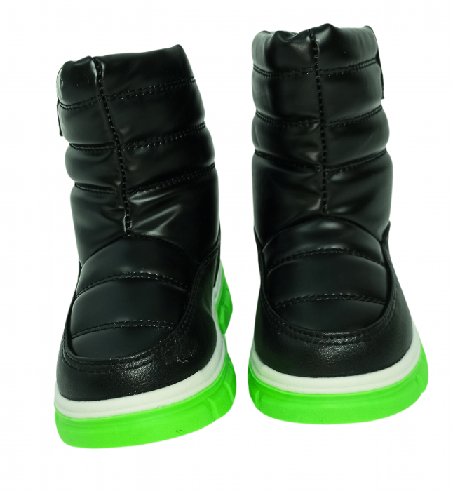 Cizme impermeabile si imblanite copii, Green sole, [11]