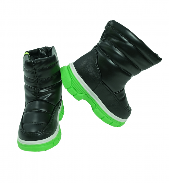 Cizme impermeabile si imblanite copii, Green sole, [9]
